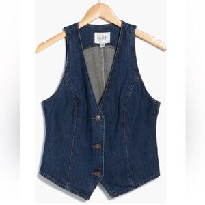 NWT JASON WU BLUE DENIM VEST
